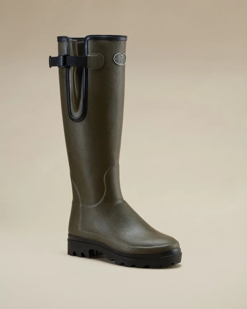 Le Chameau Ladies Vierzonord Boot - Vert Chameau/Black Lining-3