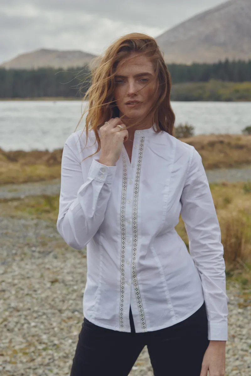 Dubarry Waterlily Shirt - White-2