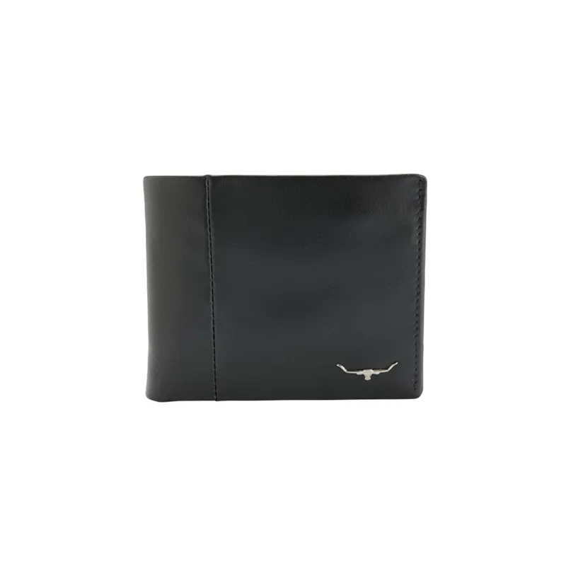 R.M. Williams Wallet With Coin Pocket Black