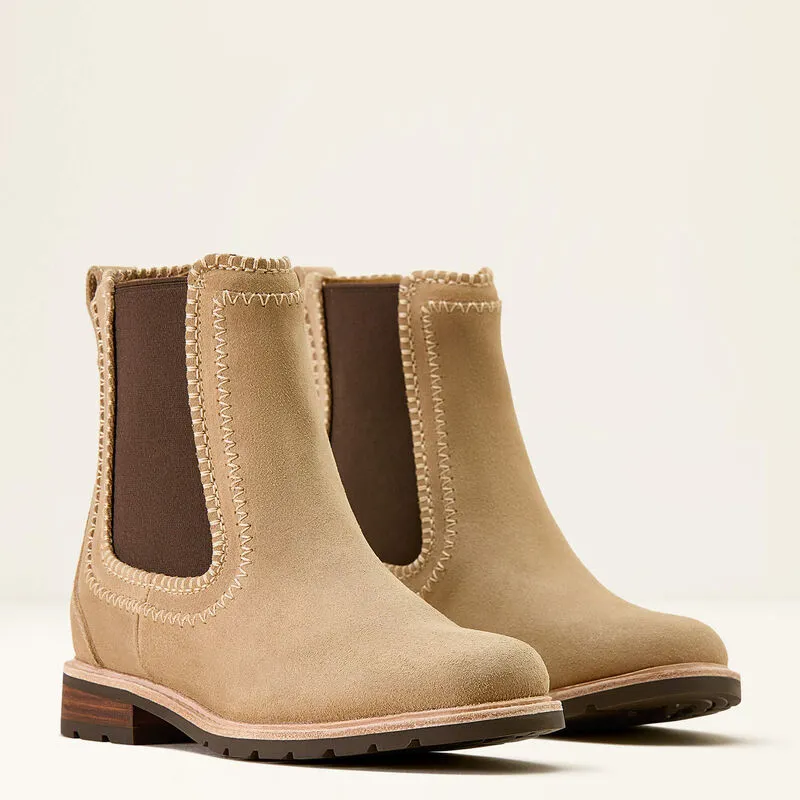 Ariat Ladies Wexford Whipstitch Boot - Camel Suede