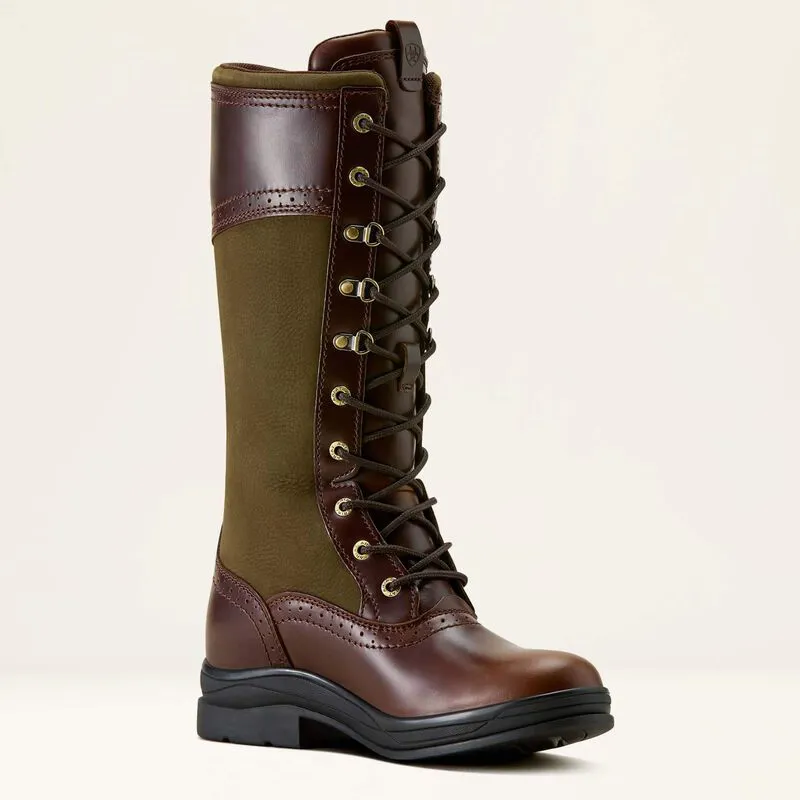 Ariat Wythburn II Waterproof Boot - Tobacco Brown/Olive-1