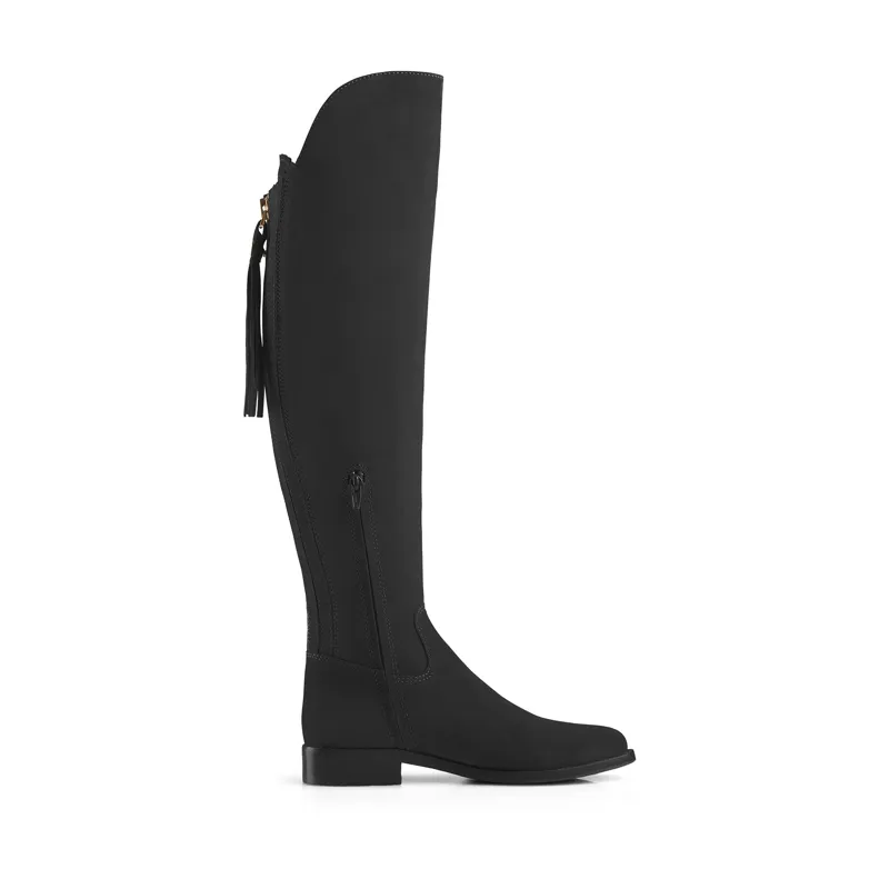 Fairfax and Favor Flat Amira Boot - Black-4