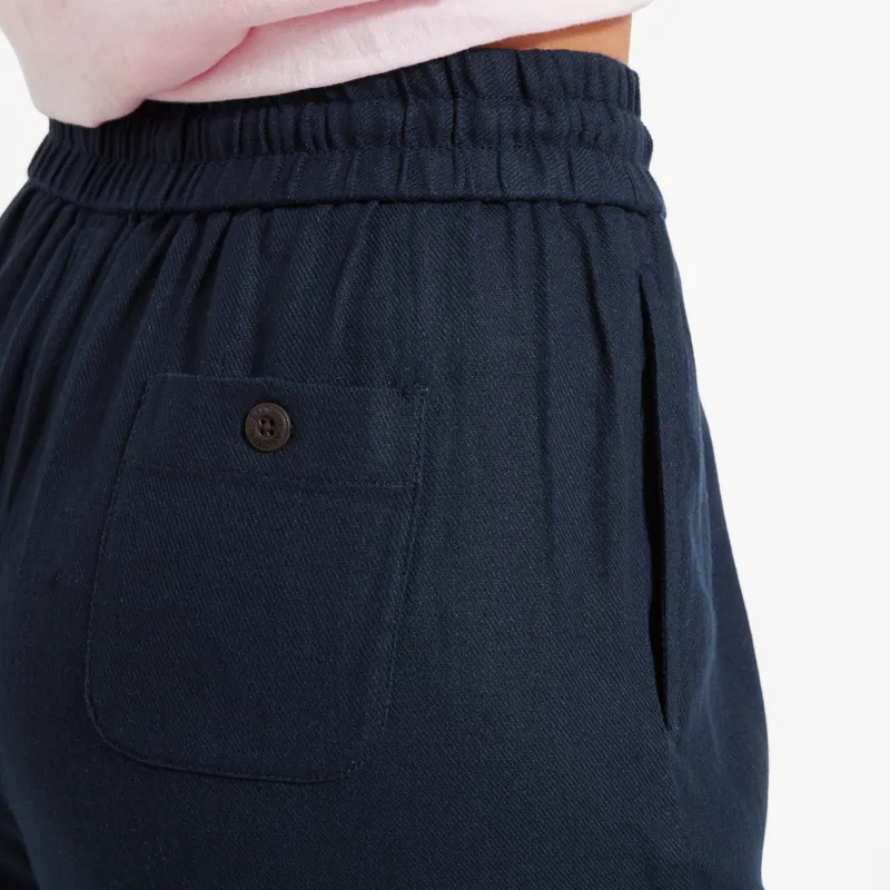 Schoffel Daphne Linen Trouser - Navy-2