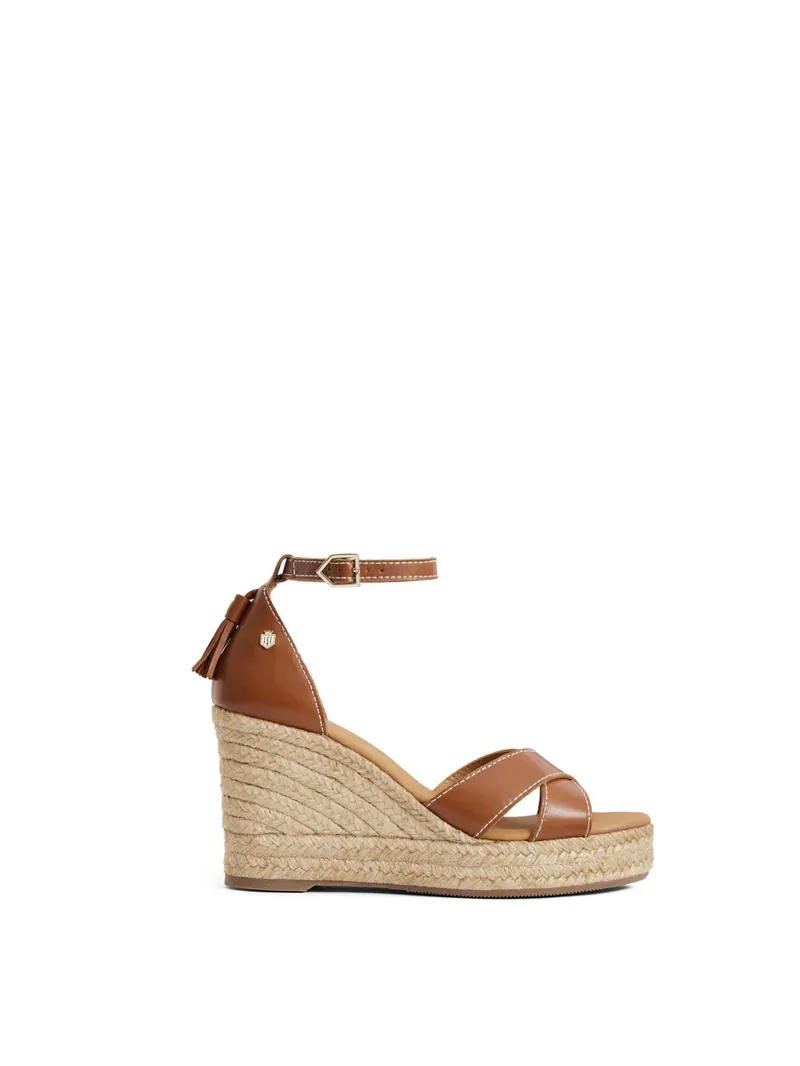 Fairfax and Favor Valencia Wedge - Tan Leather-1
